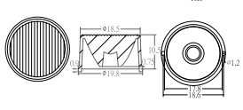 19.8mm条纹面