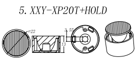 20mm条纹面(配xp-e)
