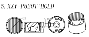 20mm条纹面(配OSRAM P8)
