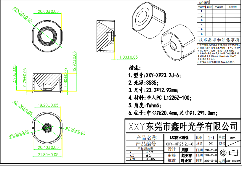 23.2镜面6°/8°